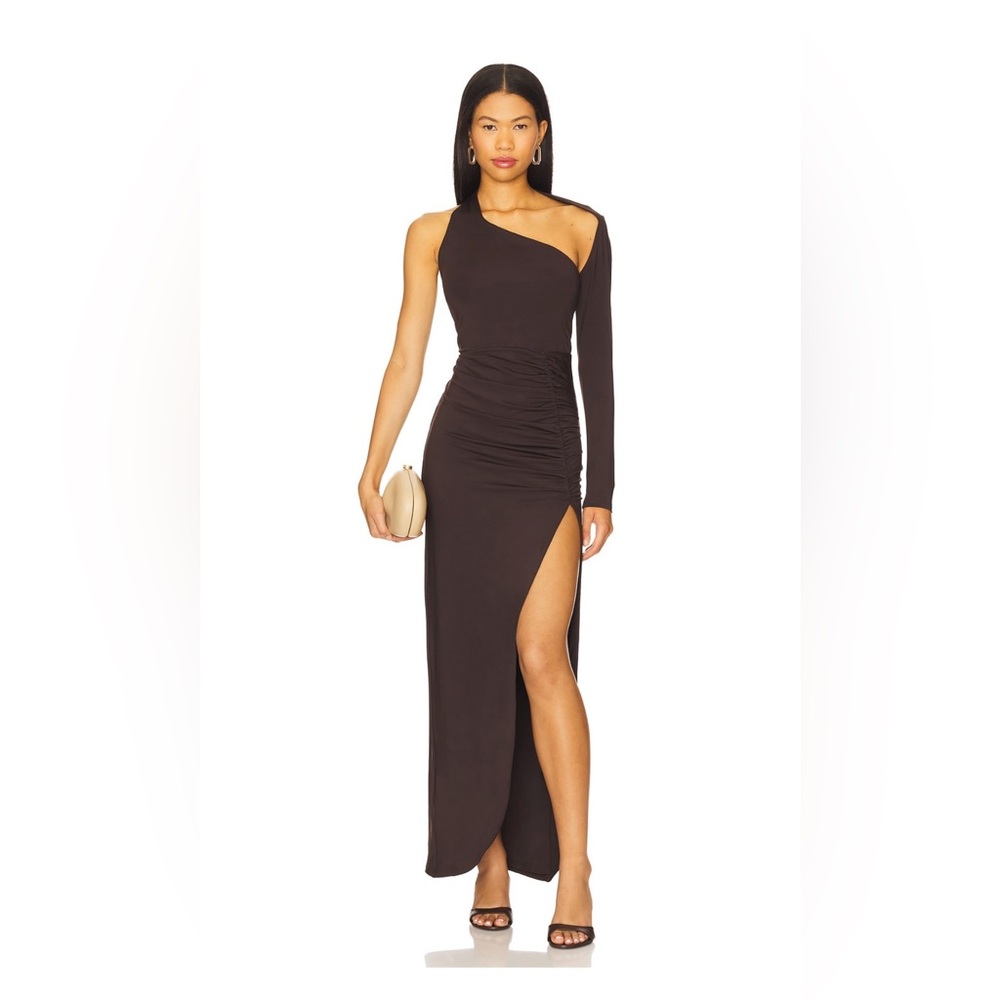 Romona Maxi Dress in Chocolate